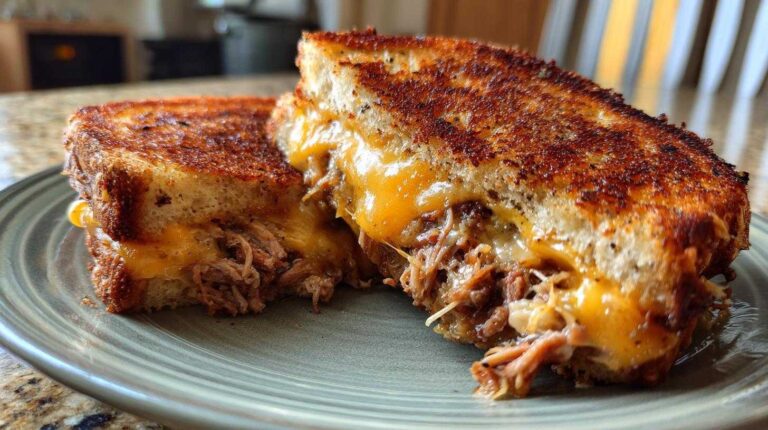 BBQ Grilled Cheese Sandwich