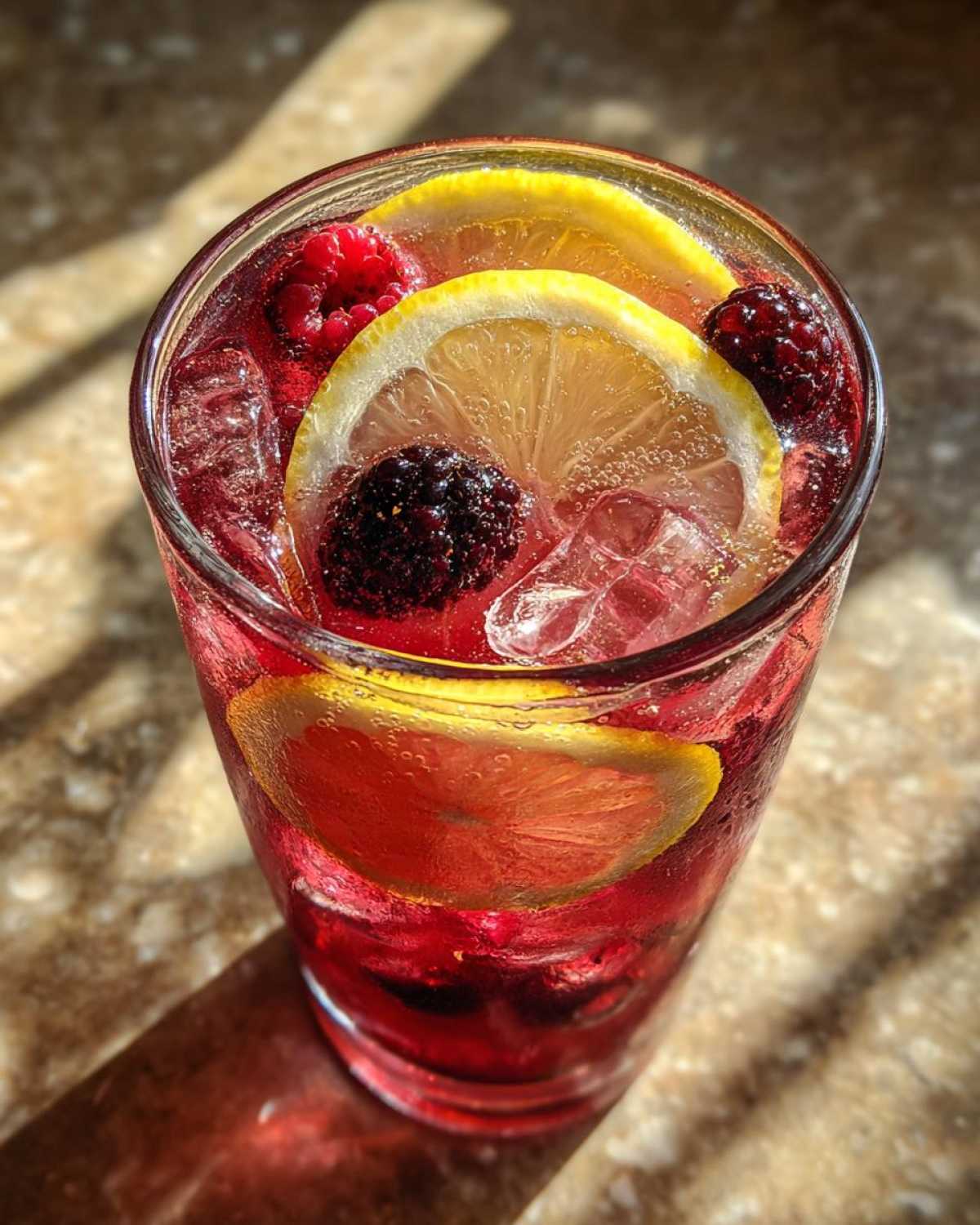 Berry Hibiscus Lemonade - detail 2