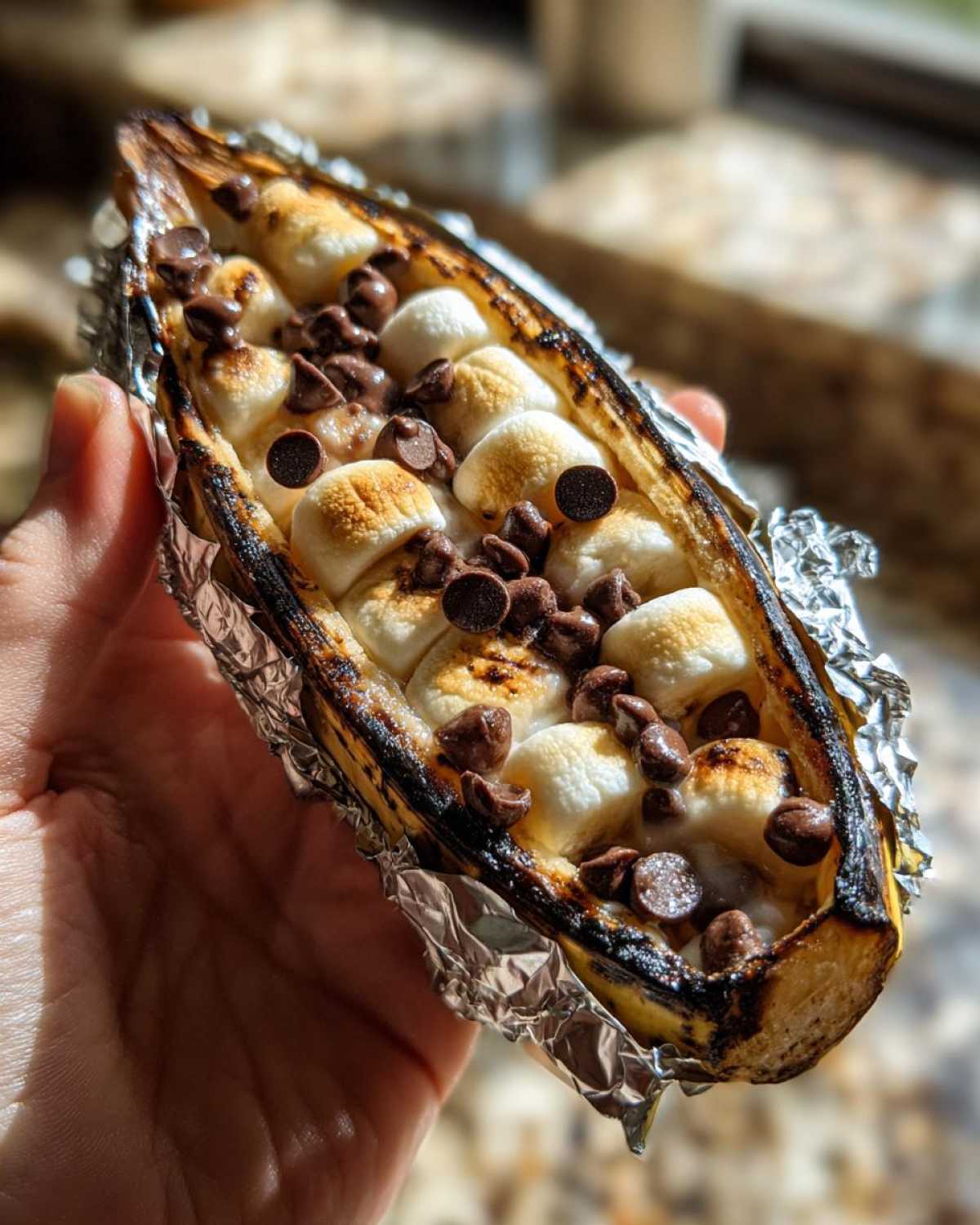 Campfire Banana Boats - detail 3