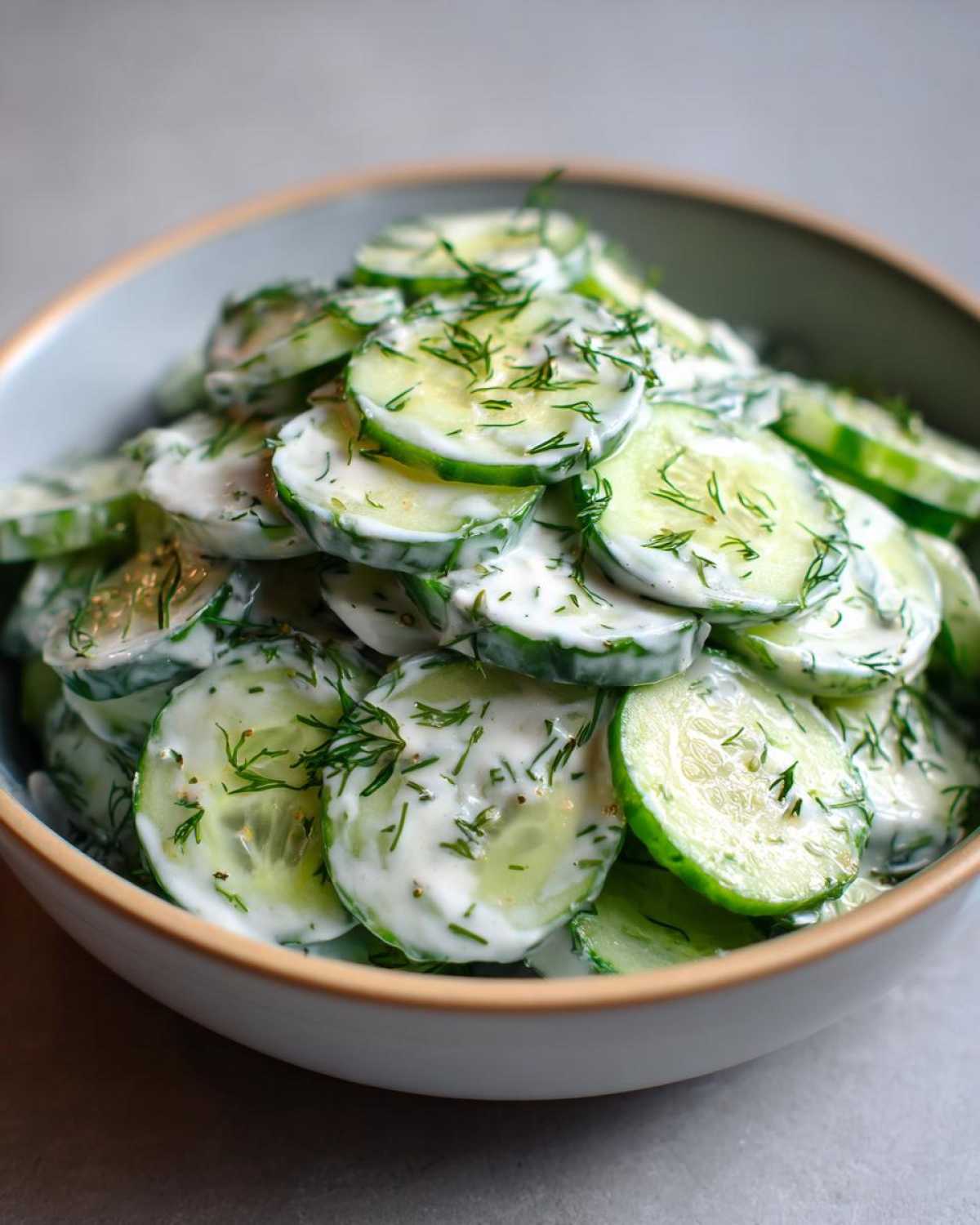 Creamy Cucumber Salad - detail 2