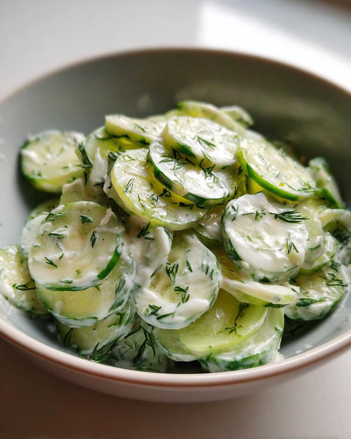 Creamy Cucumber Salad - detail 3