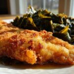 Fried Catfish with Collard Greens