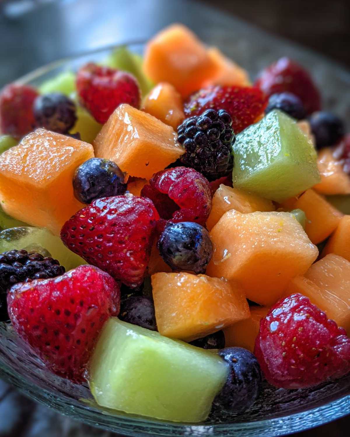 Fruit Salad (Melon & Berries) - detail 1