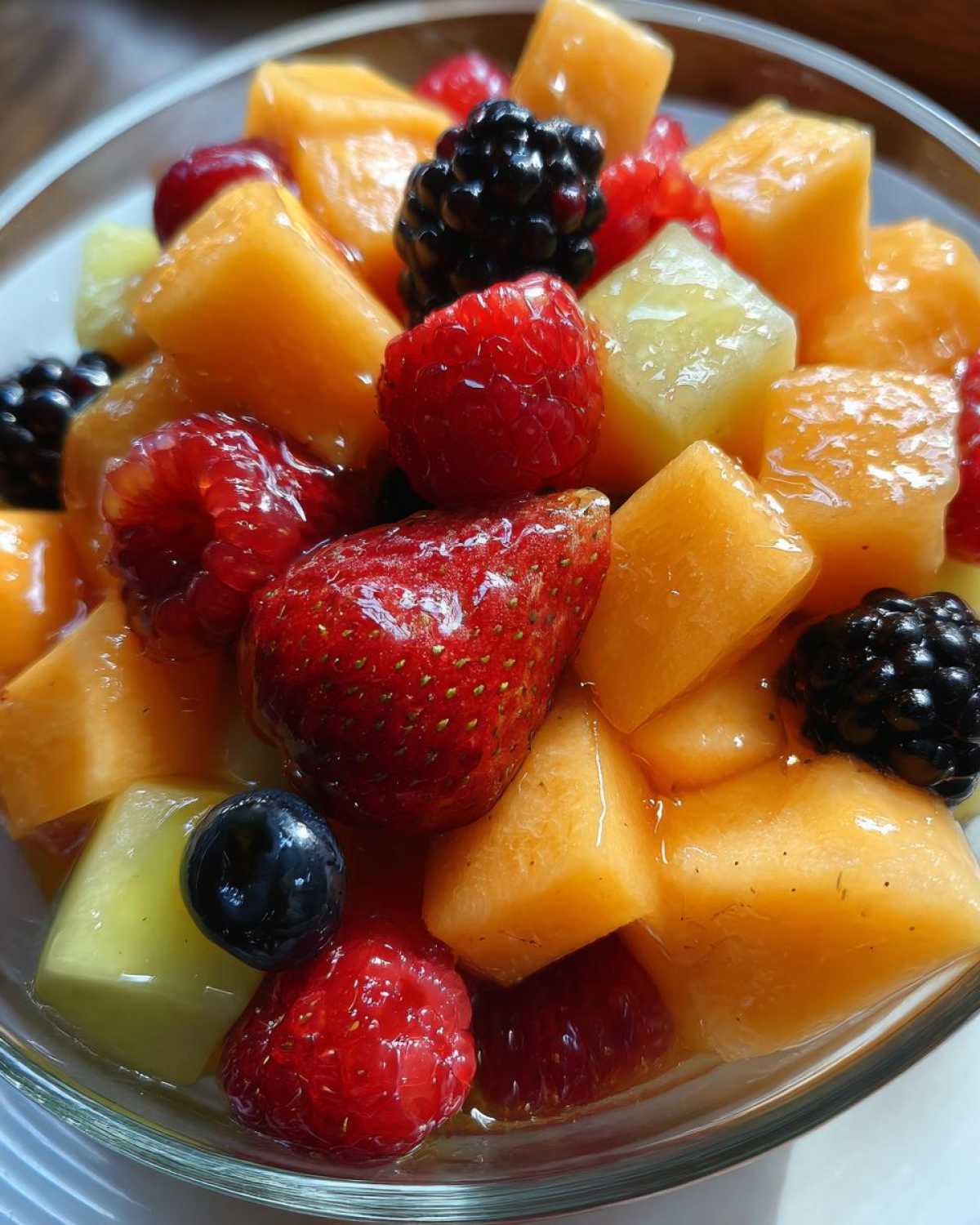 Fruit Salad (Melon & Berries) - detail 2