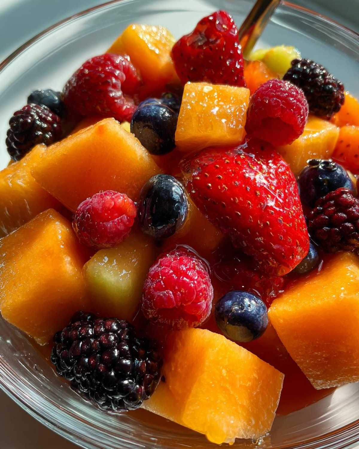 Fruit Salad (Melon & Berries) - detail 3