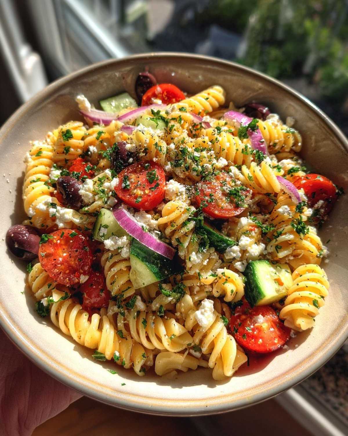 Greek Pasta Salad - detail 2
