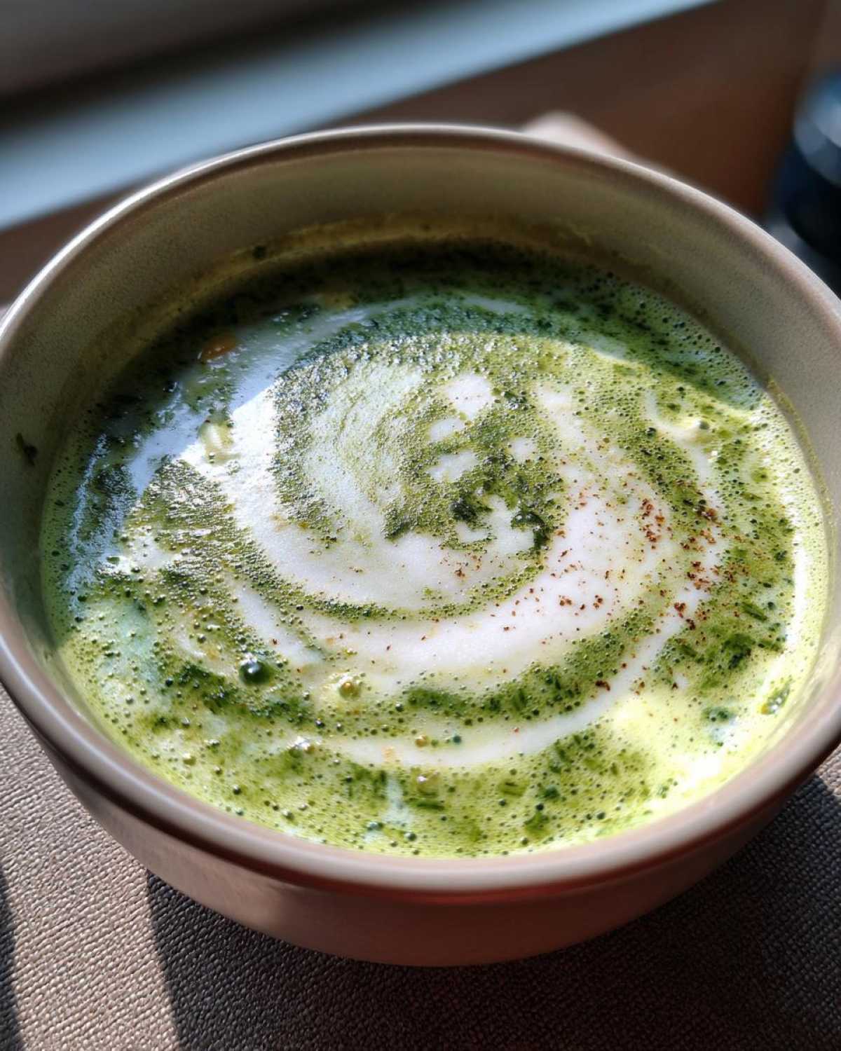 Grilled Corn & Poblano Soup - detail 1