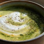 Grilled Corn & Poblano Soup