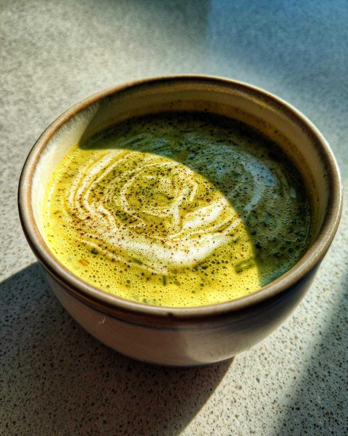 Grilled Corn & Poblano Soup - detail 3