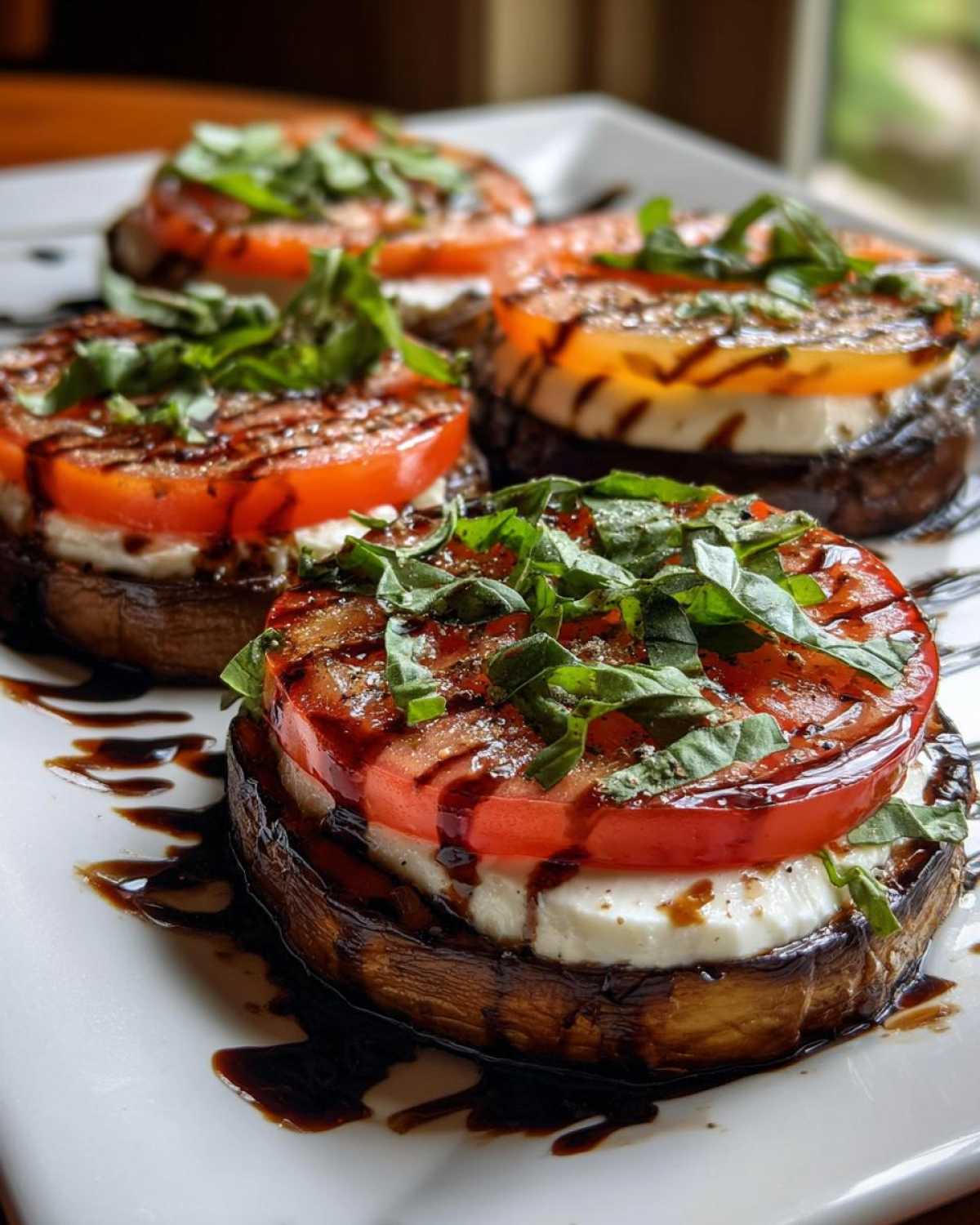 Grilled Eggplant Caprese - detail 2