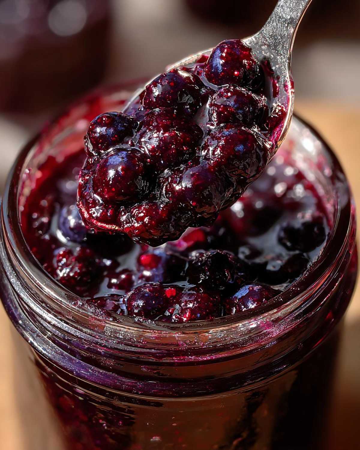 Homemade Blueberry Jam - detail 3