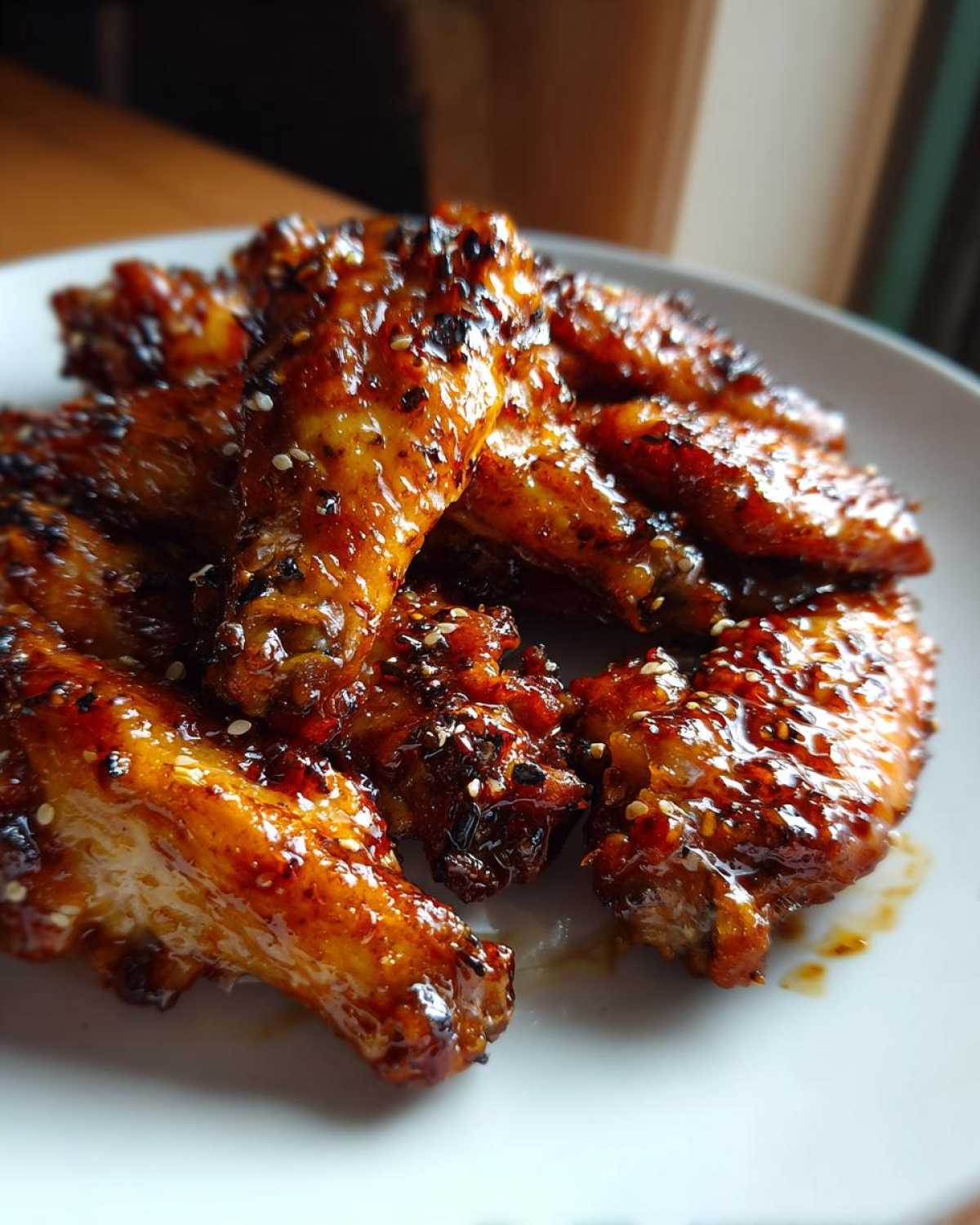 Honey-Soy Glazed Chicken Wings - detail 2