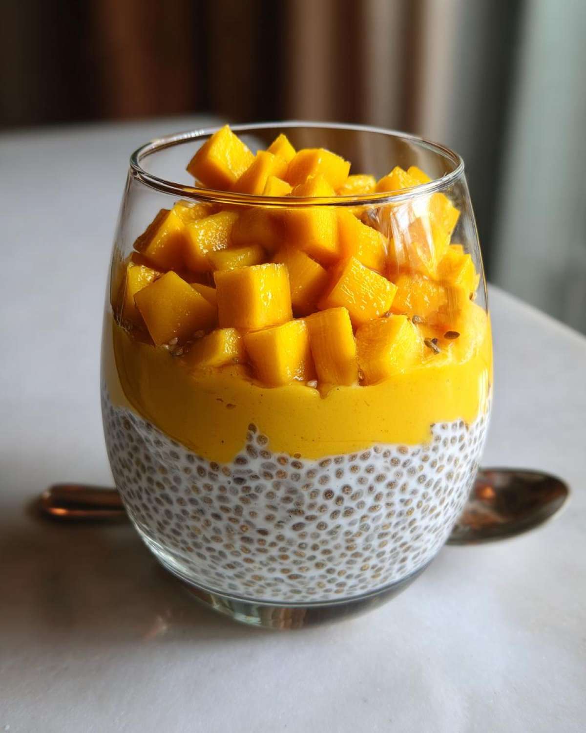 Mango Chia Seed Pudding - detail 1