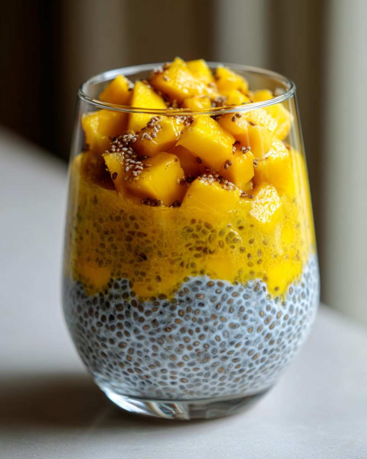 Mango Chia Seed Pudding - detail 4