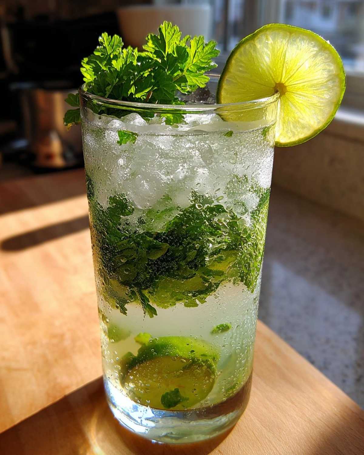 Mint-Lime Mojito Mocktail - detail 1
