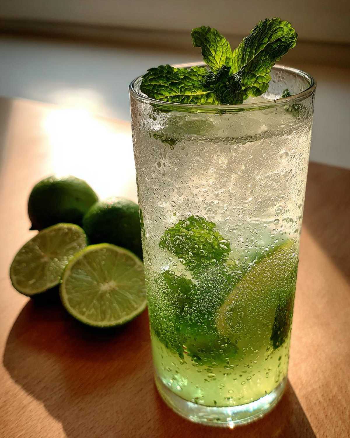 Mint-Lime Mojito Mocktail - detail 2