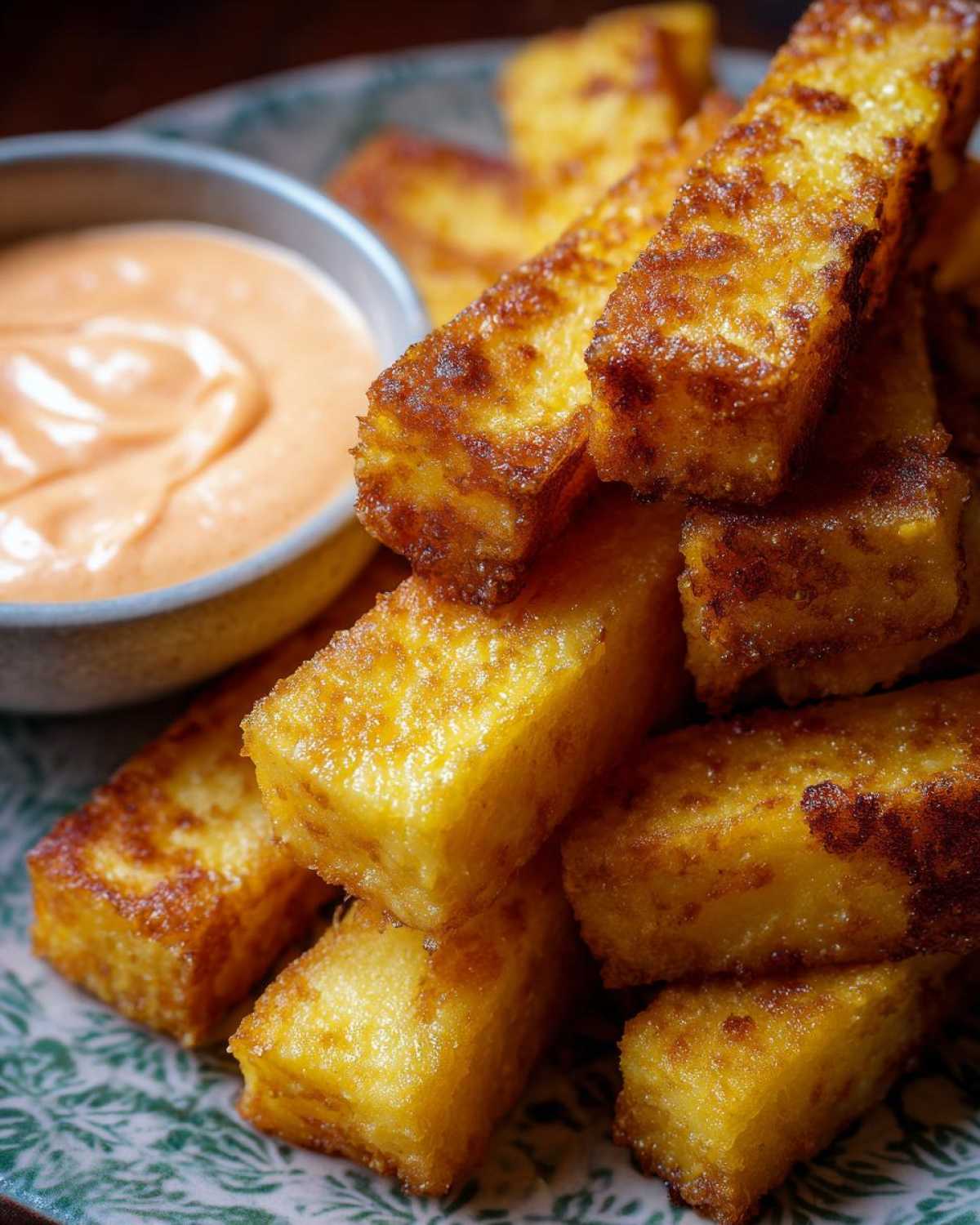 Polenta Fries with Dip - detail 1