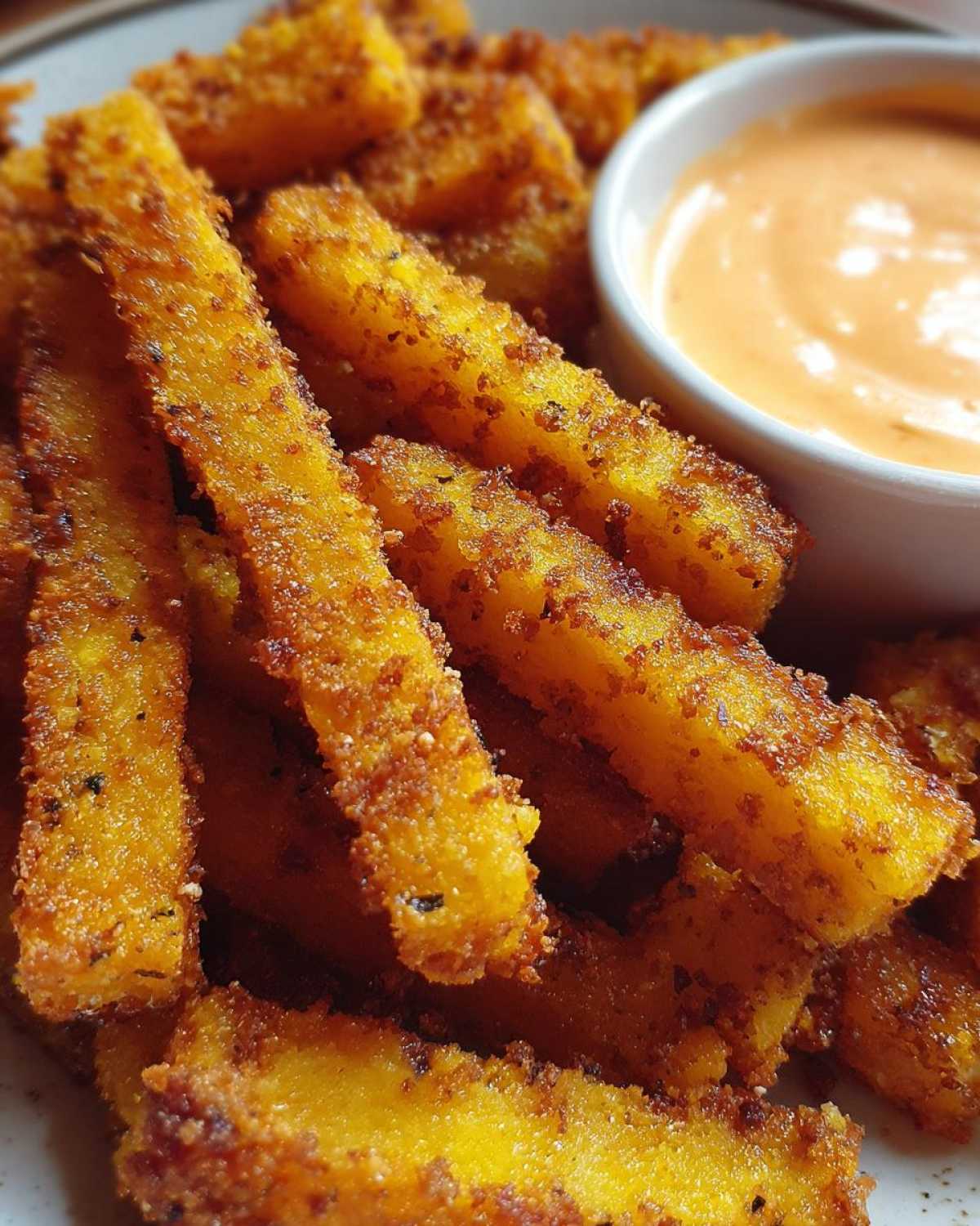 Polenta Fries with Dip - detail 2