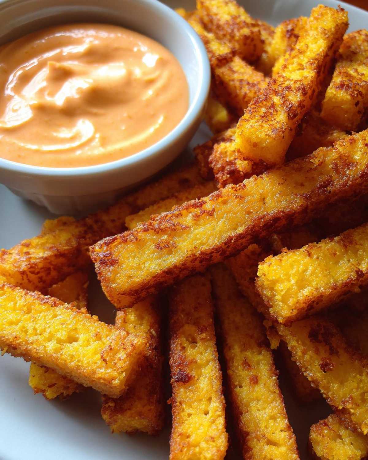 Polenta Fries with Dip - detail 3