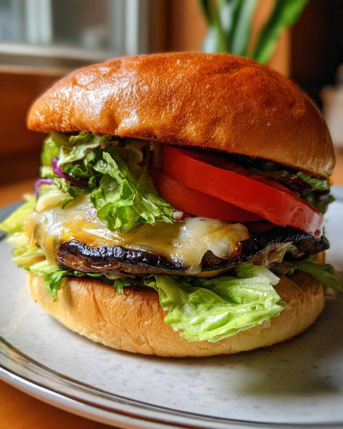 Portobello Mushroom Burger - detail 3