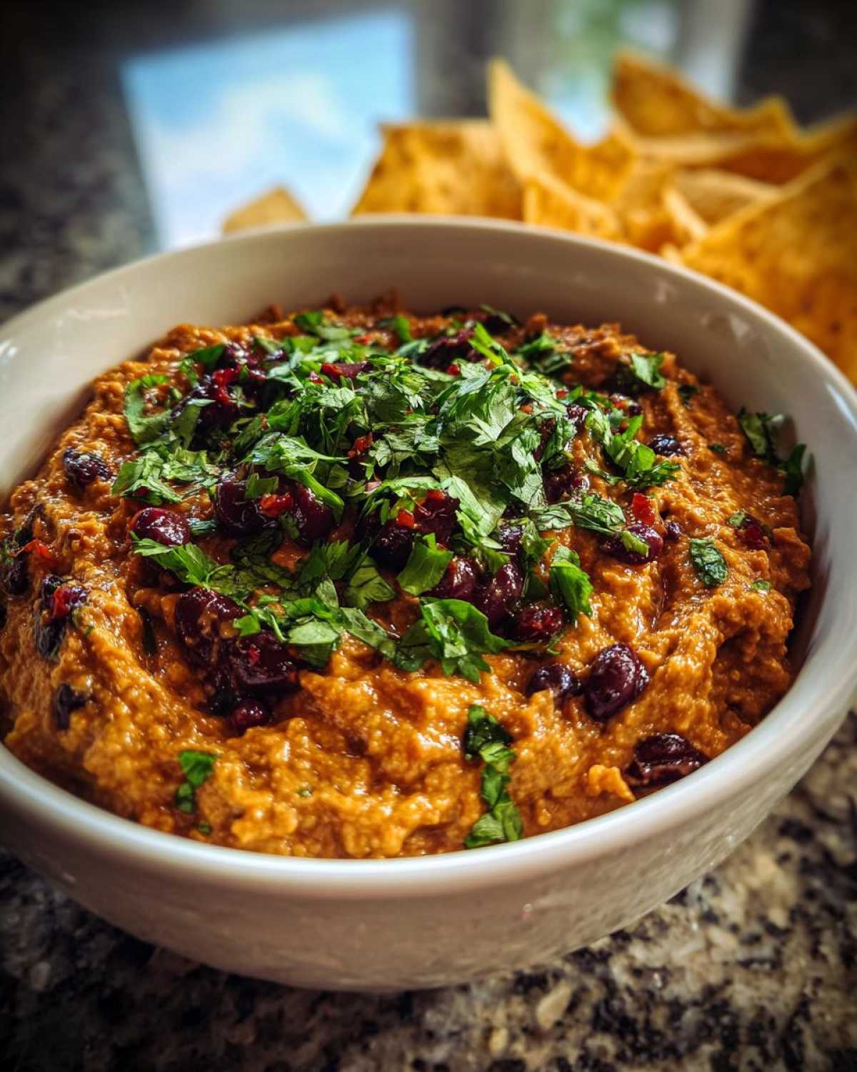 Spicy Black Bean Dip - detail 2
