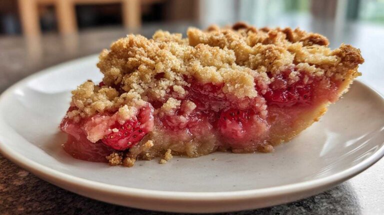 Strawberry Rhubarb Crumble