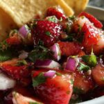 Strawberry Salsa with Chips