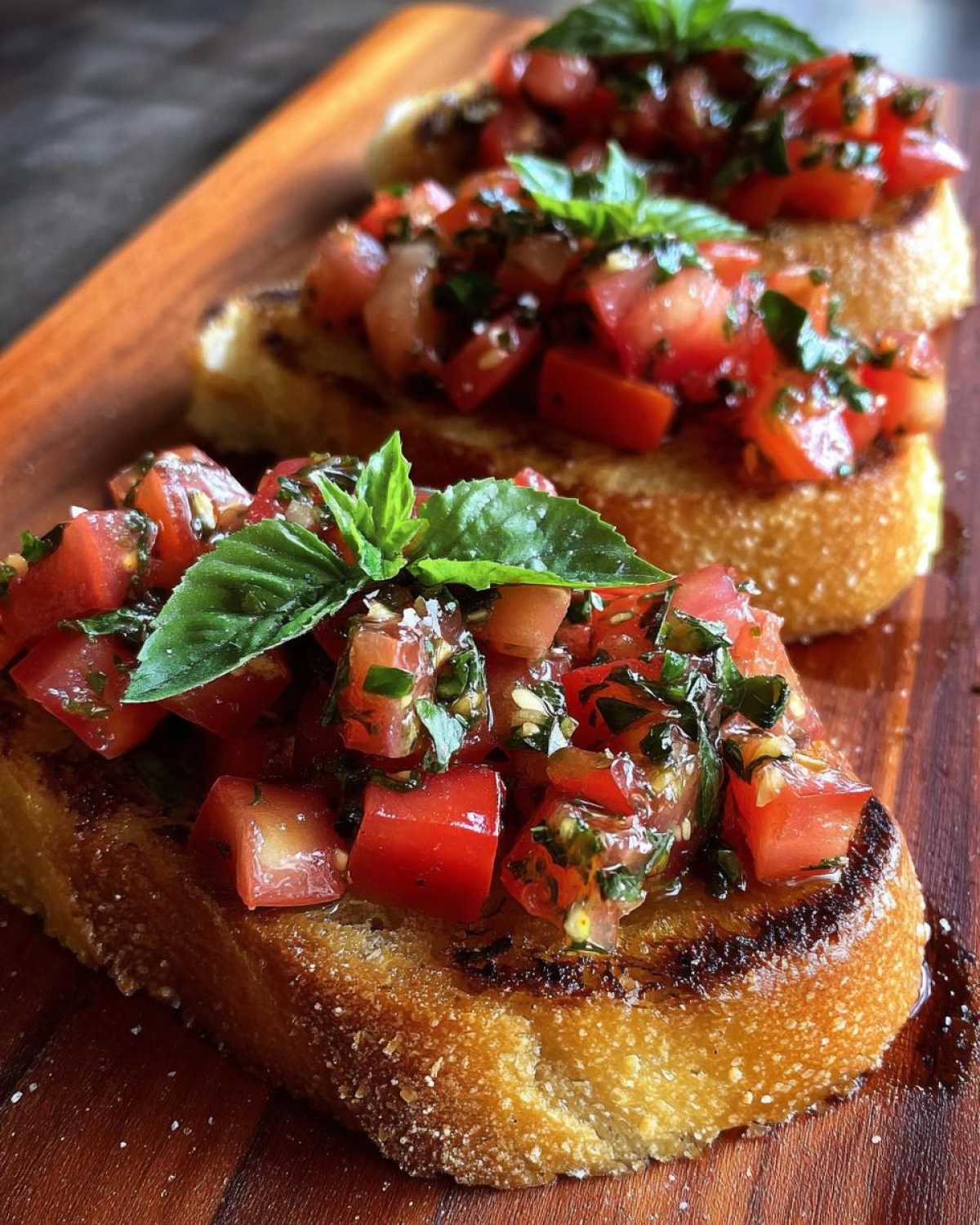 Tomato Basil Bruschetta - detail 2