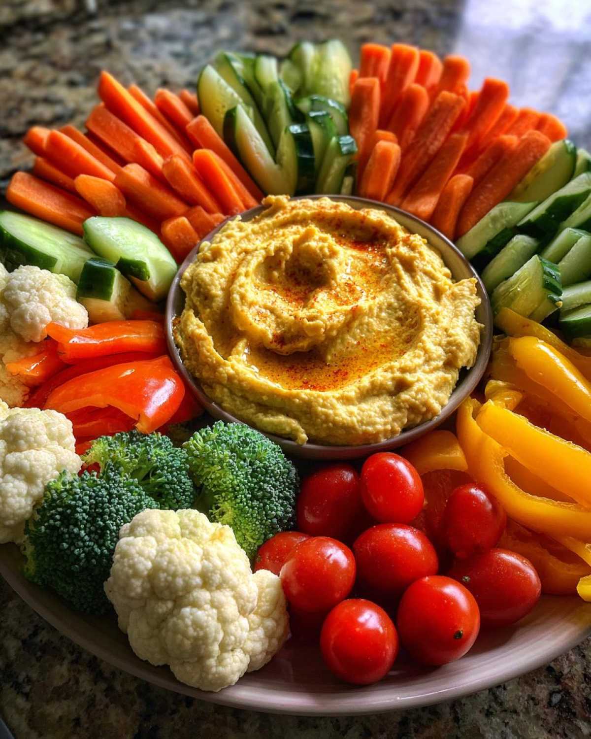 Veggie & Hummus Platter - detail 1