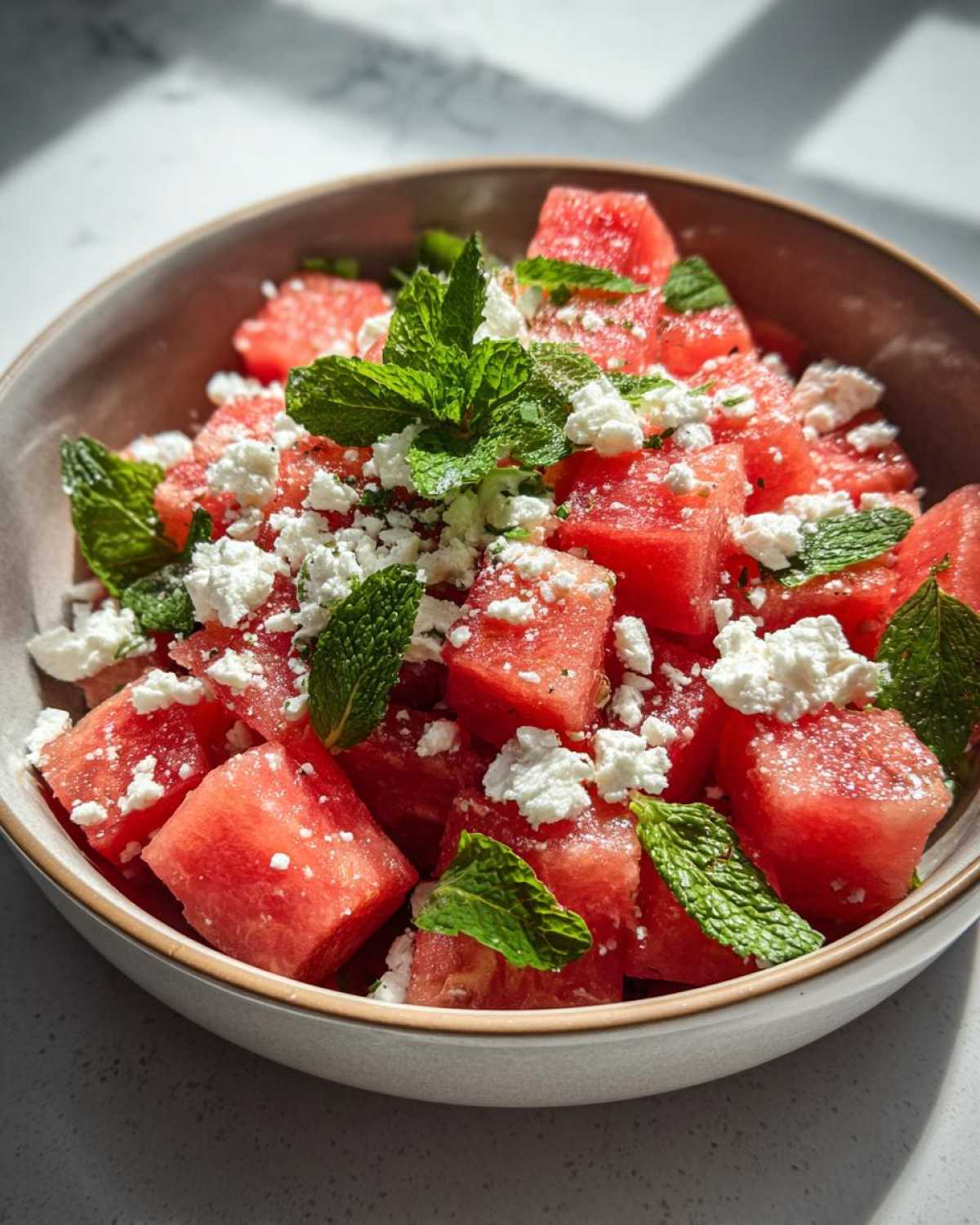 Watermelon Feta Salad - detail 1
