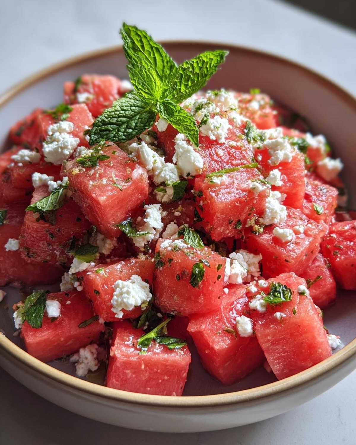 Watermelon Feta Salad - detail 2