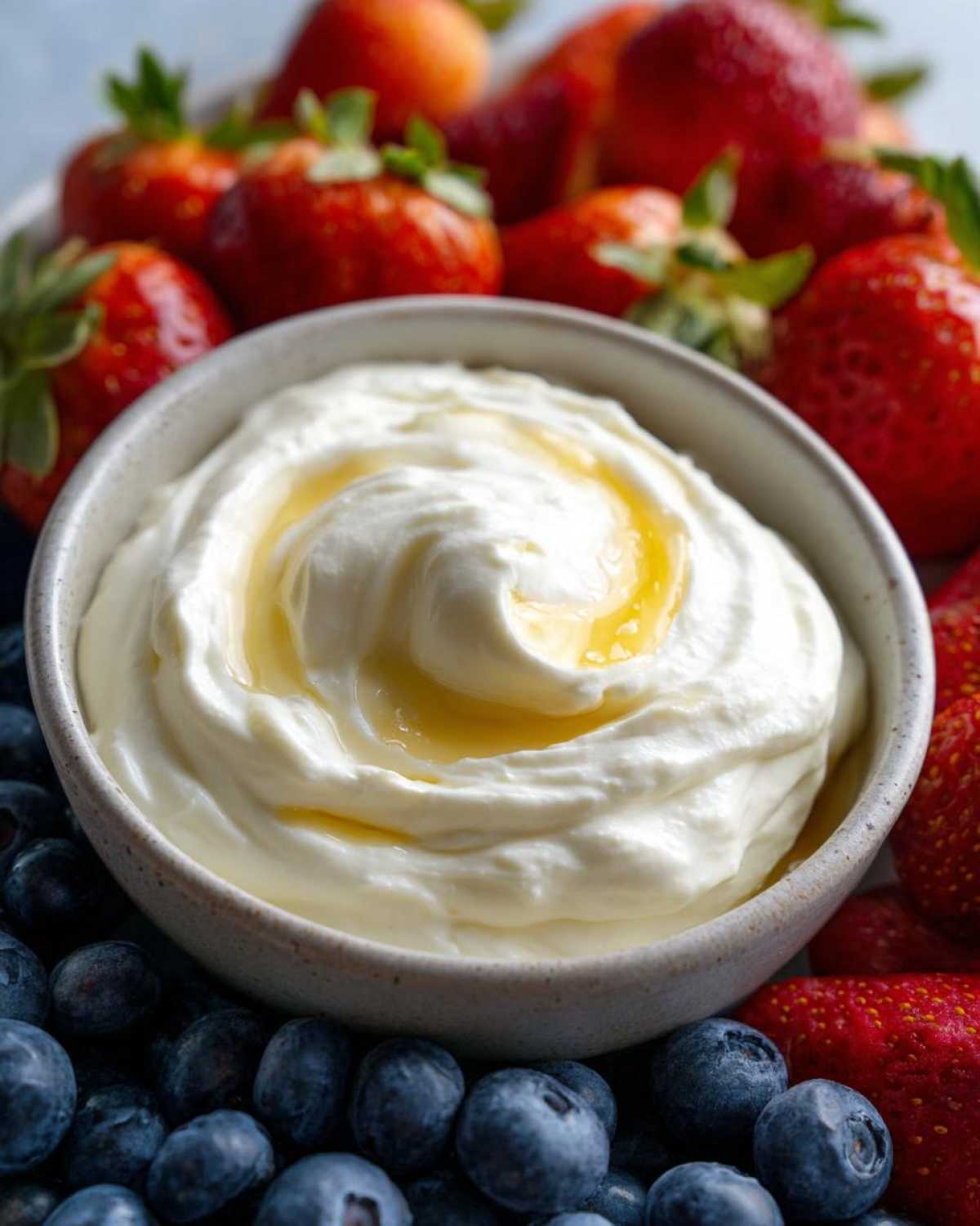 Yogurt Fruit Dip with Honey - detail 1
