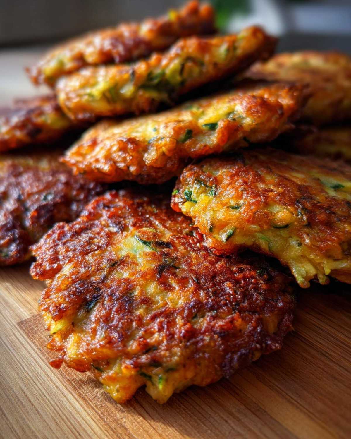 Zucchini-Carrot Fritters - detail 1
