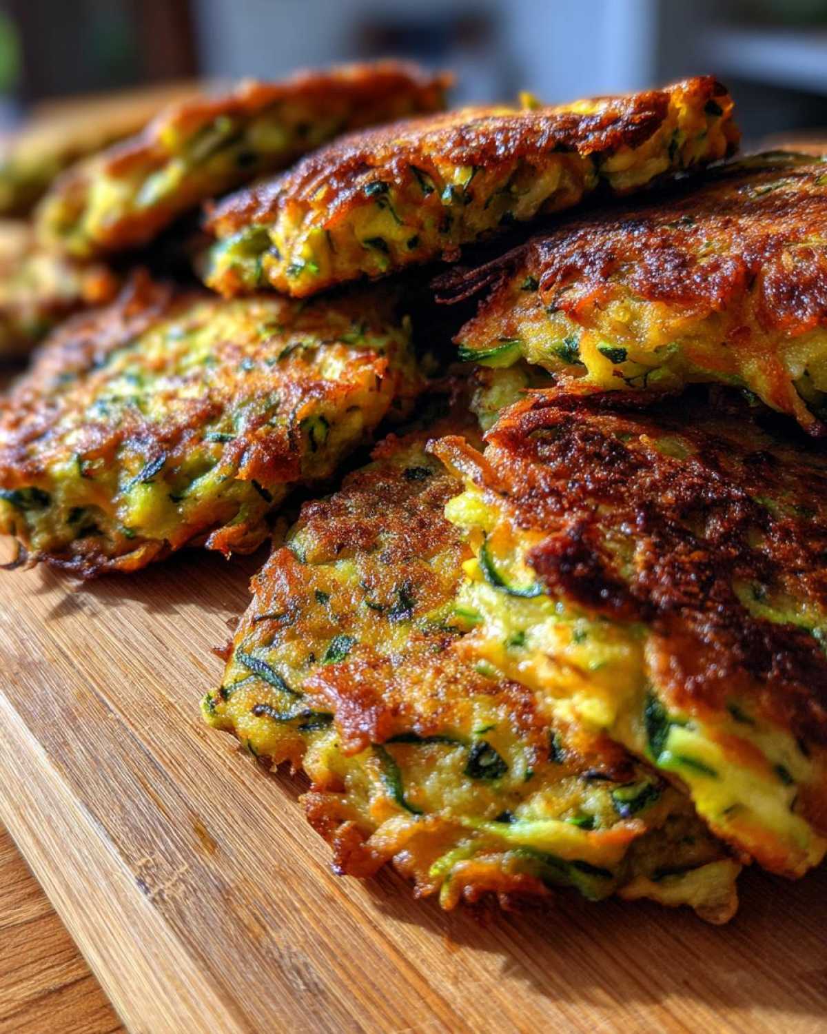 Zucchini-Carrot Fritters - detail 2