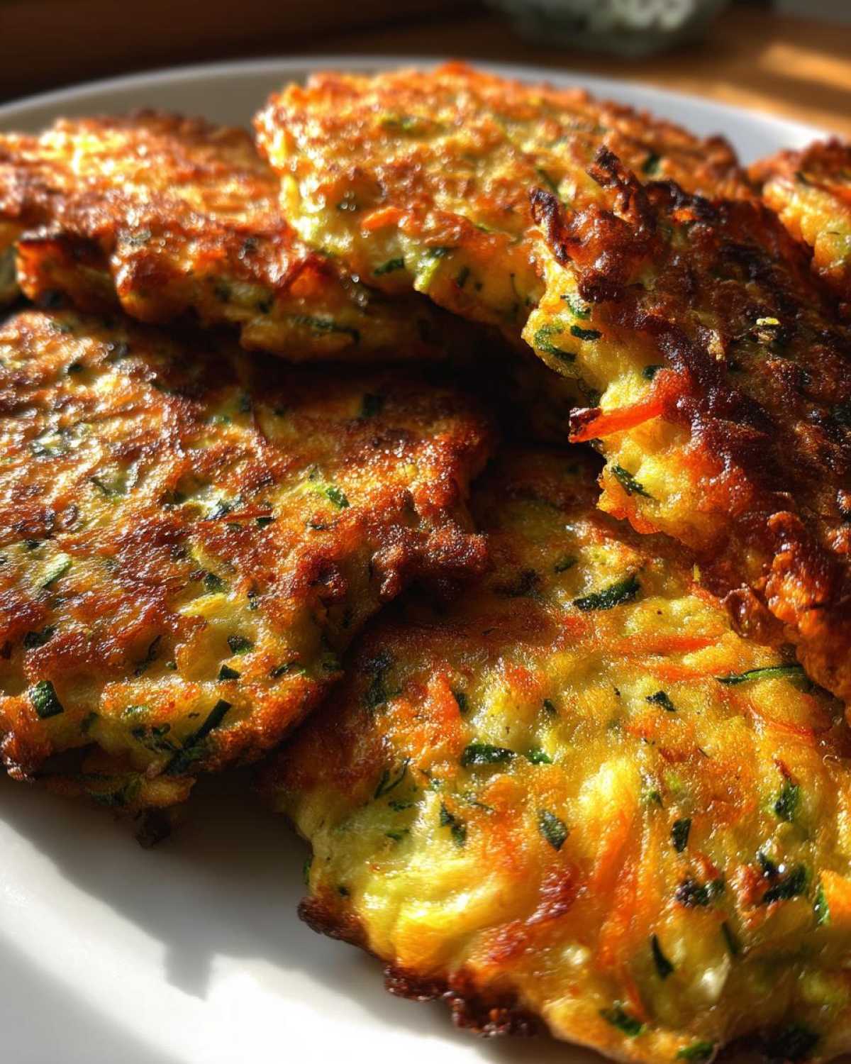 Zucchini-Carrot Fritters - detail 3