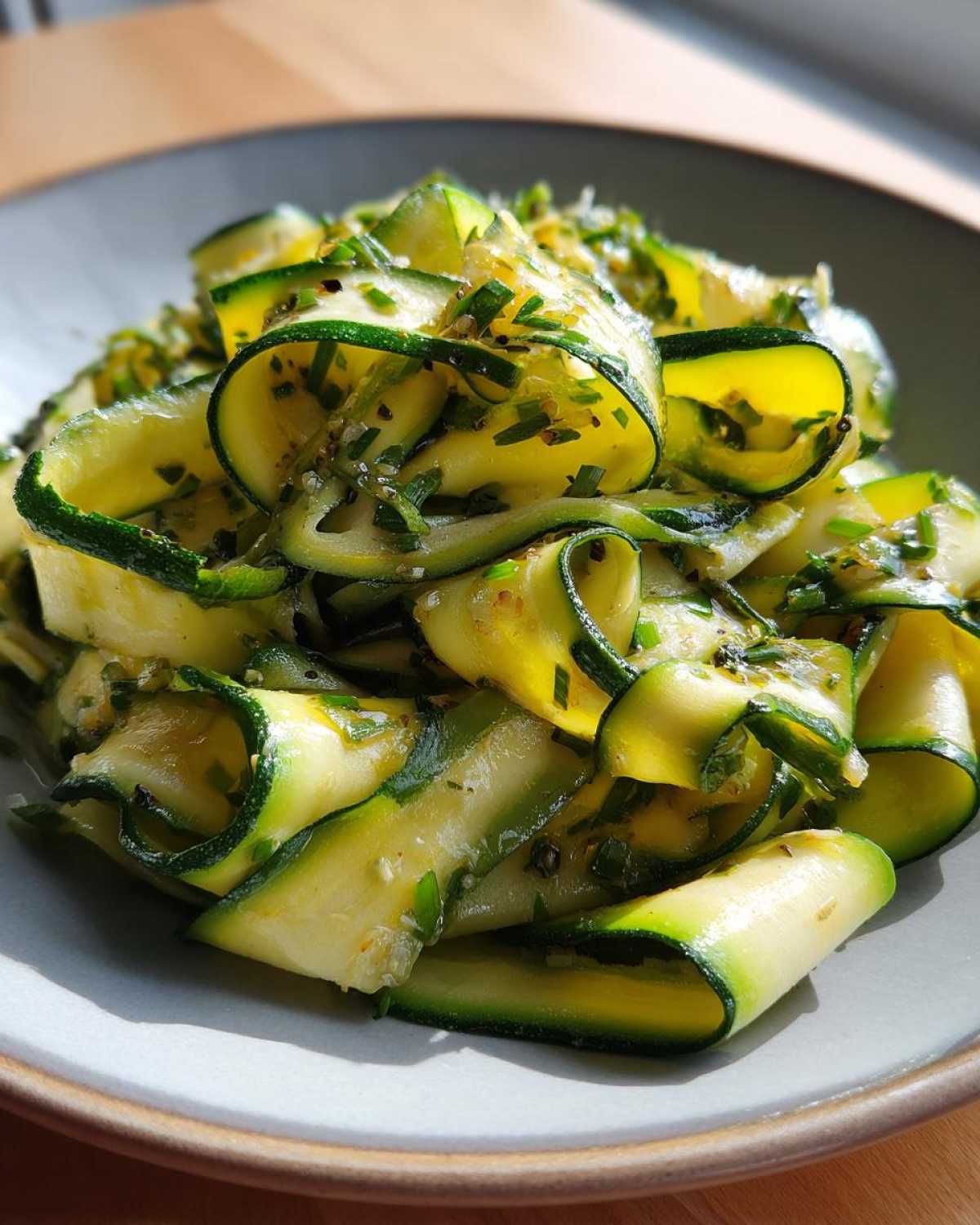 Zucchini Ribbon Salad - detail 1