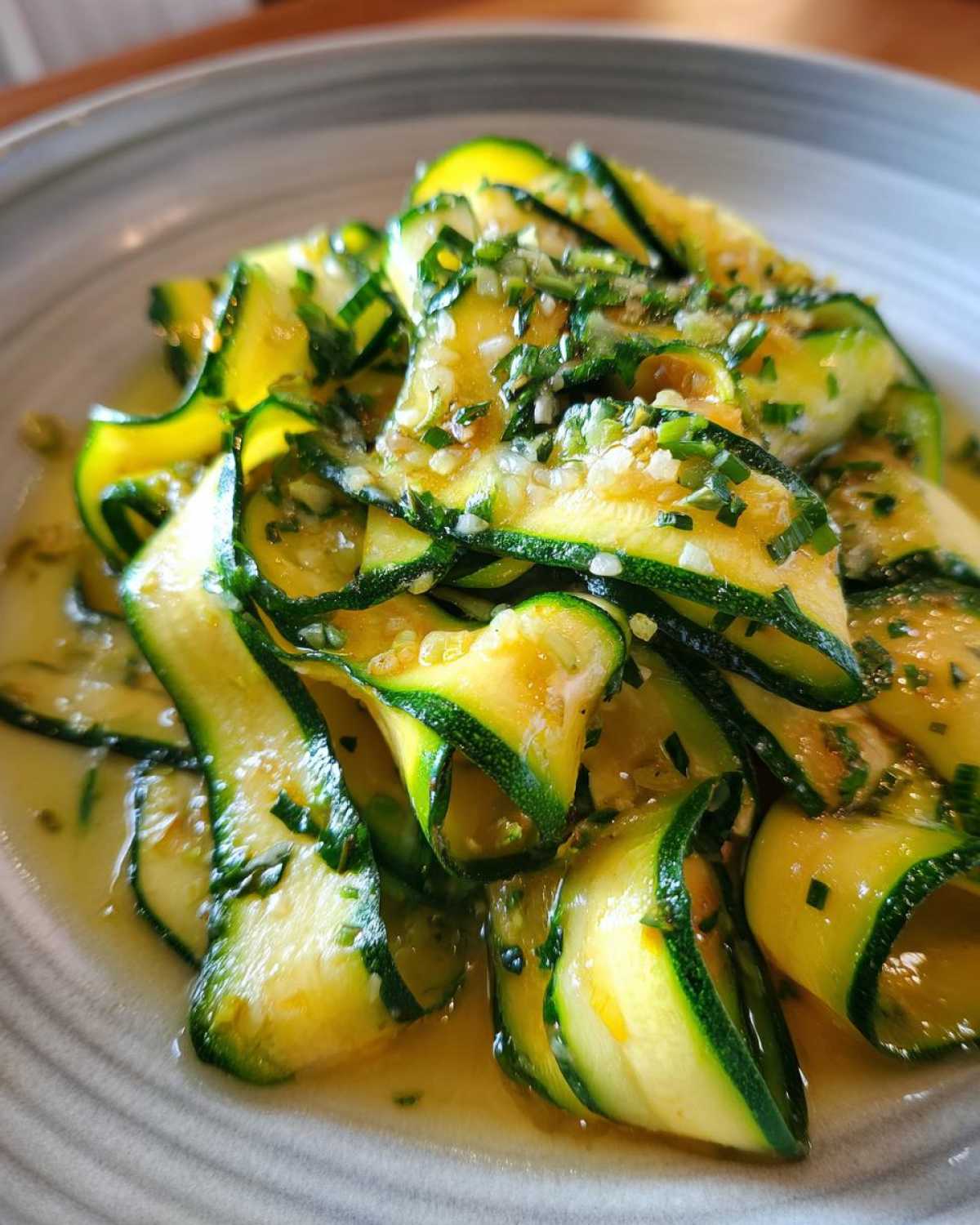 Zucchini Ribbon Salad - detail 2