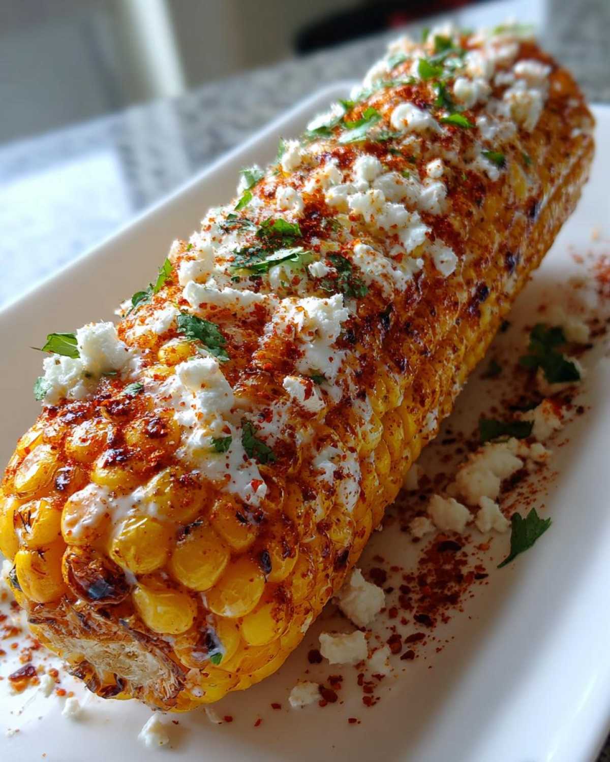 Baked Mexican Street Corn - detail 1