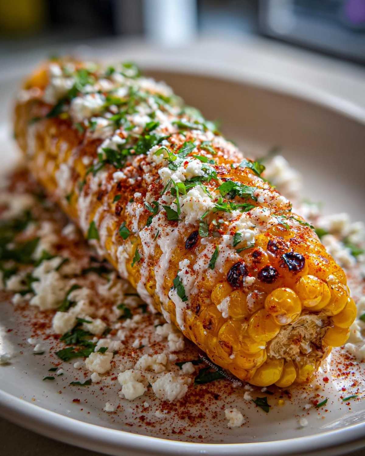 Baked Mexican Street Corn - detail 2