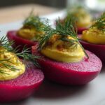 Beet-Pickled Deviled Eggs