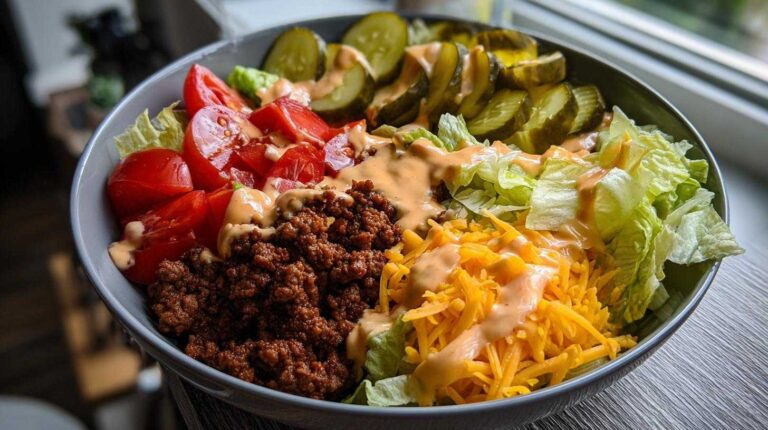 Cheeseburger Salad Bowls