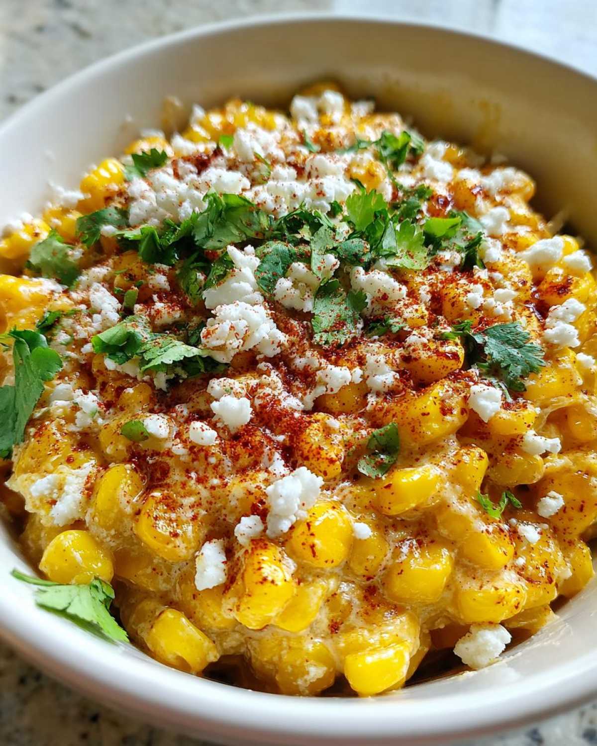 Creamy Corn Esquites (Mexican Street Corn Off the Cob) - detail 2