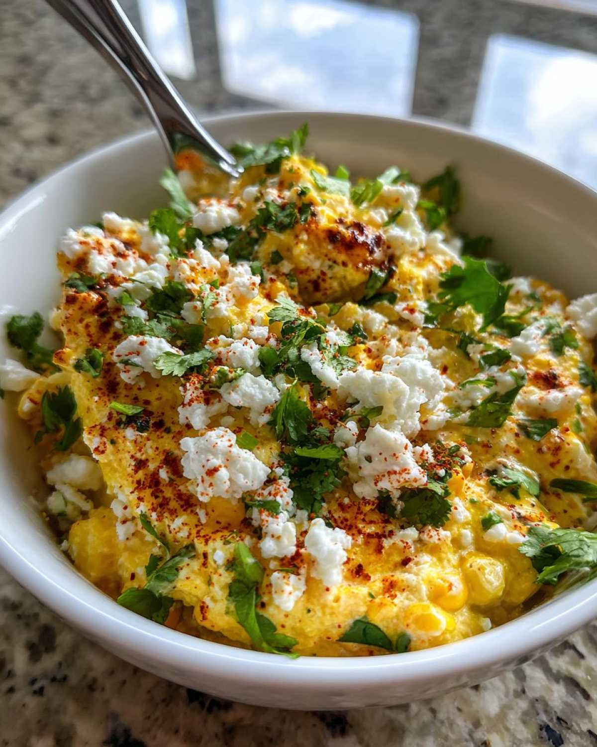 Easy Mexican Street Corn Dip - detail 3