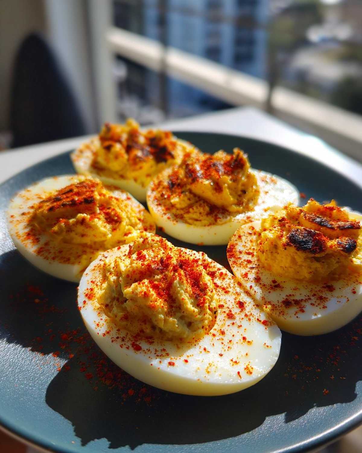 Grilled Deviled Eggs with Smoky Paprika - detail 3