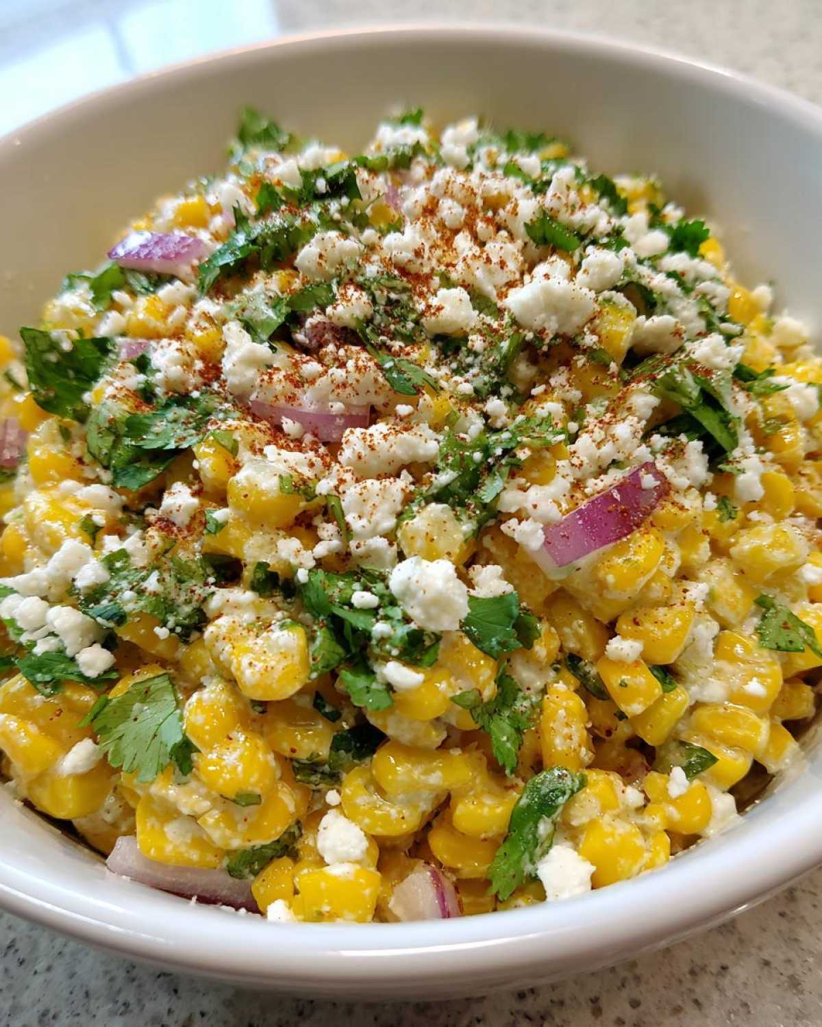 Instant Pot Mexican Street Corn Salad with Creamy Jalapeño Sauce - detail 1