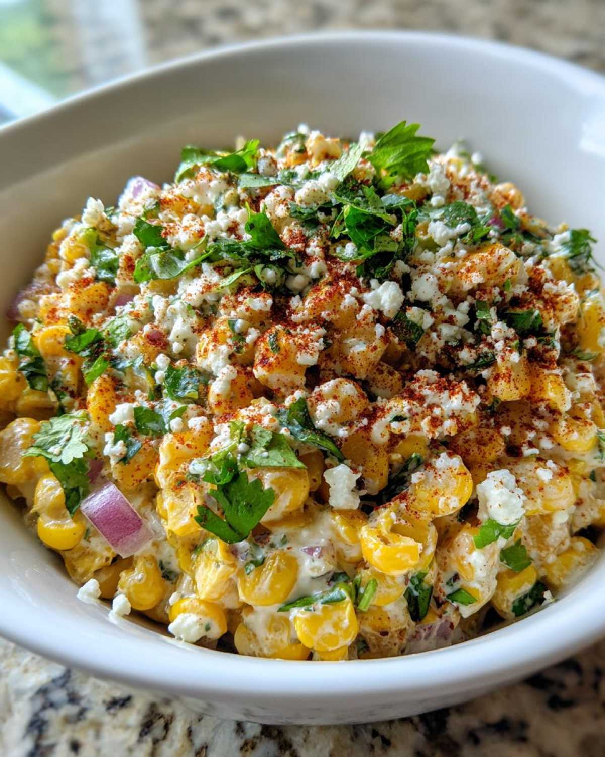 Instant Pot Mexican Street Corn Salad with Creamy Jalapeño Sauce - detail 3