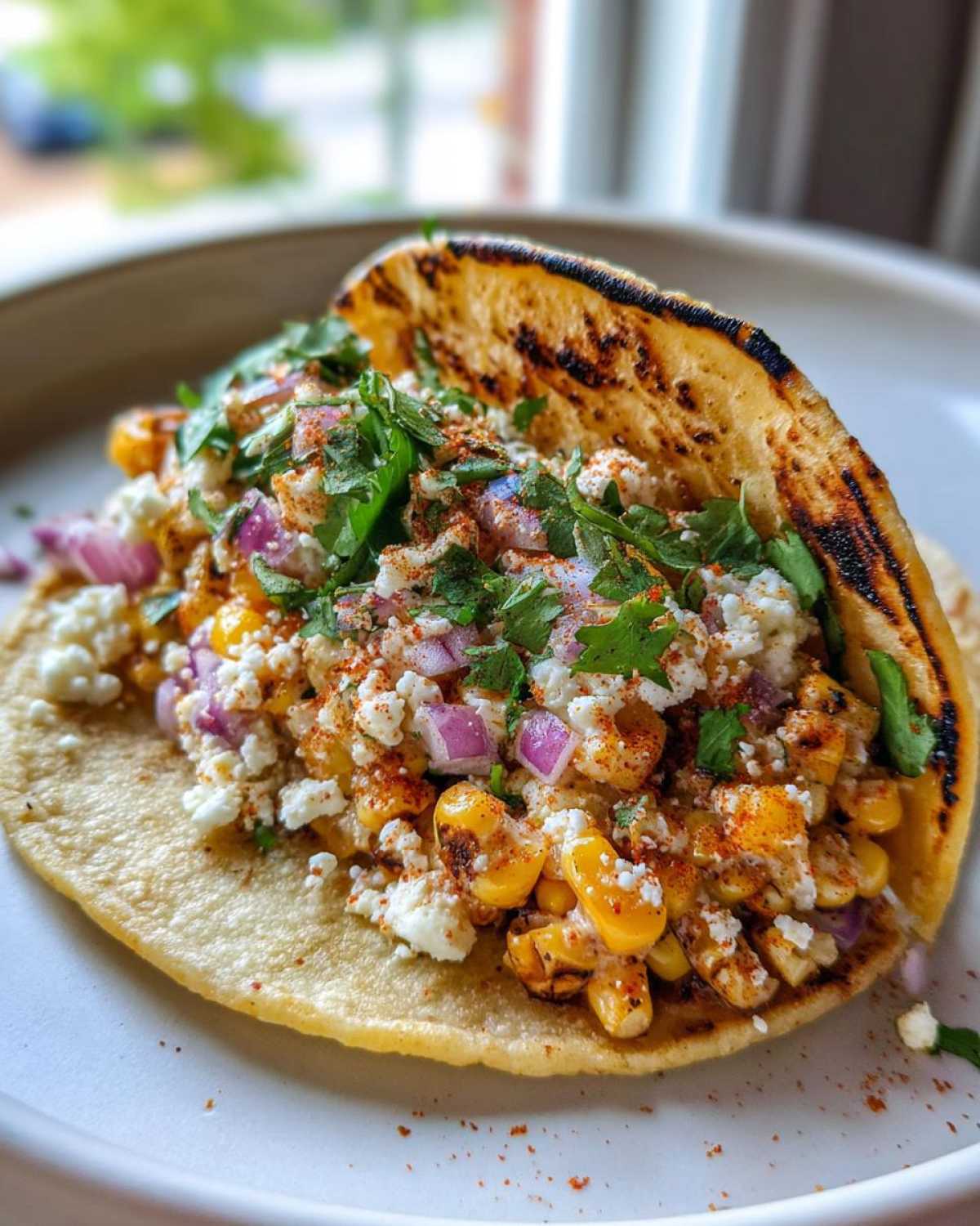 Mexican Street Corn Tacos - detail 2