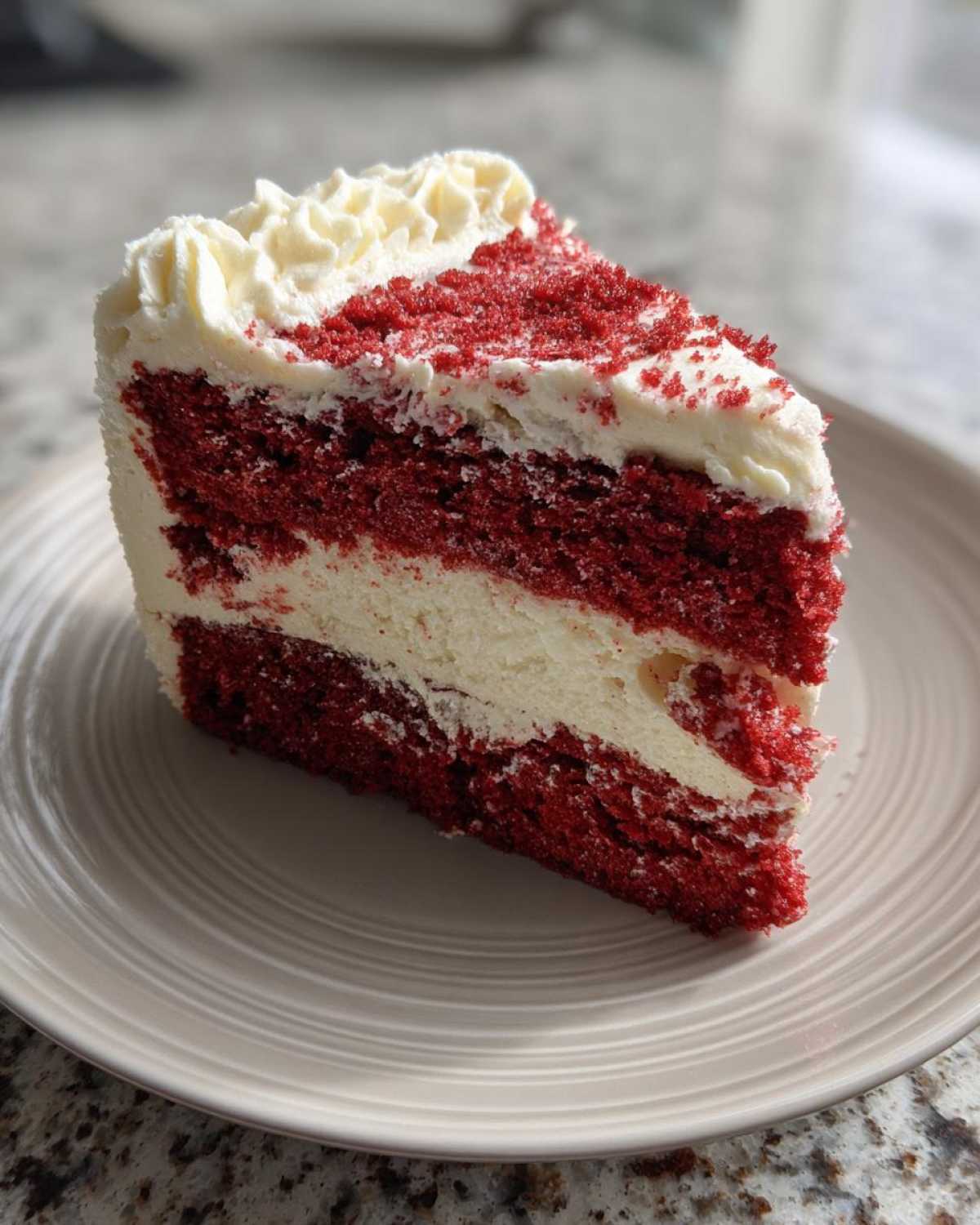 Red Velvet Ice Cream Cake - detail 3