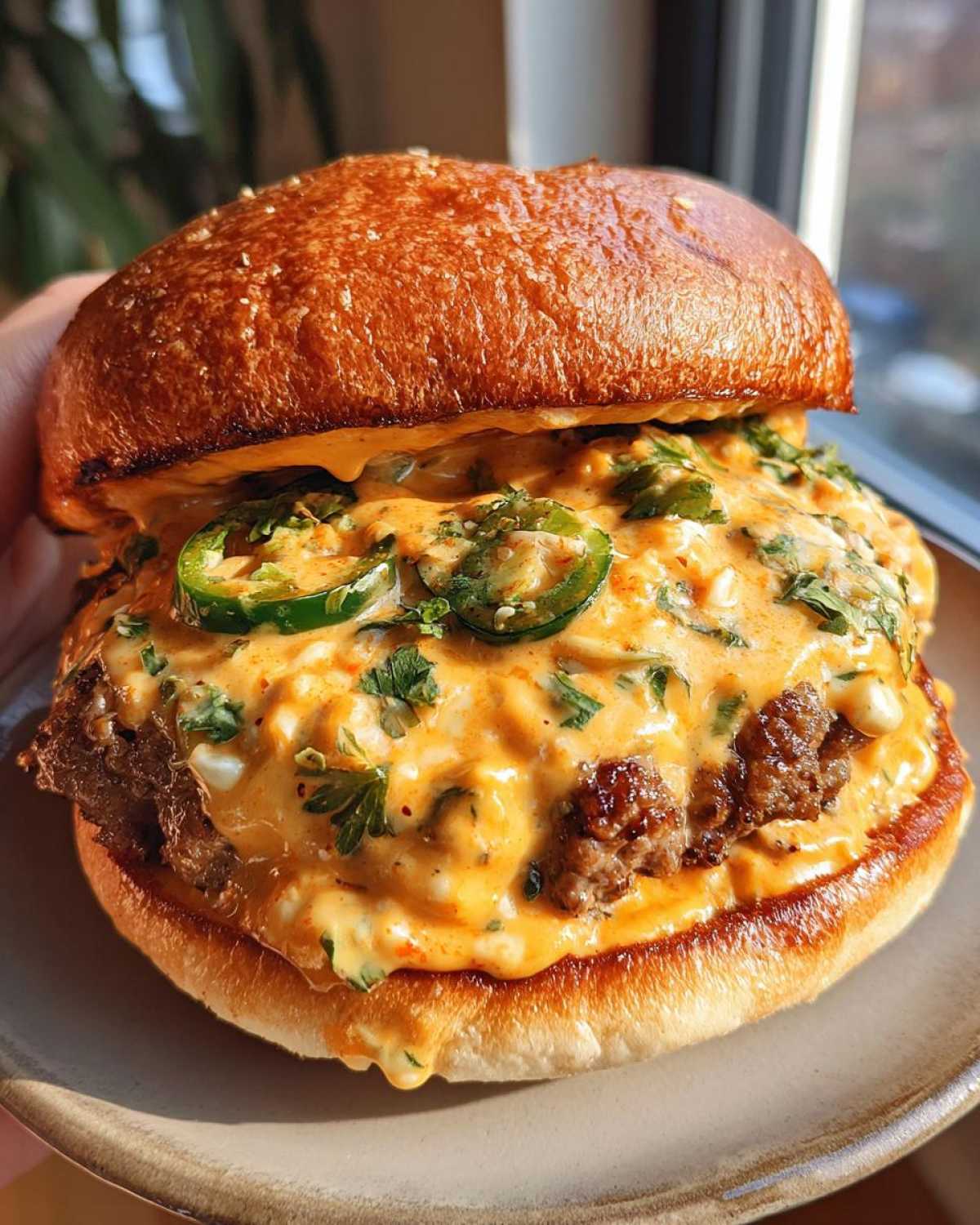 Spicy Queso Burgers - detail 1