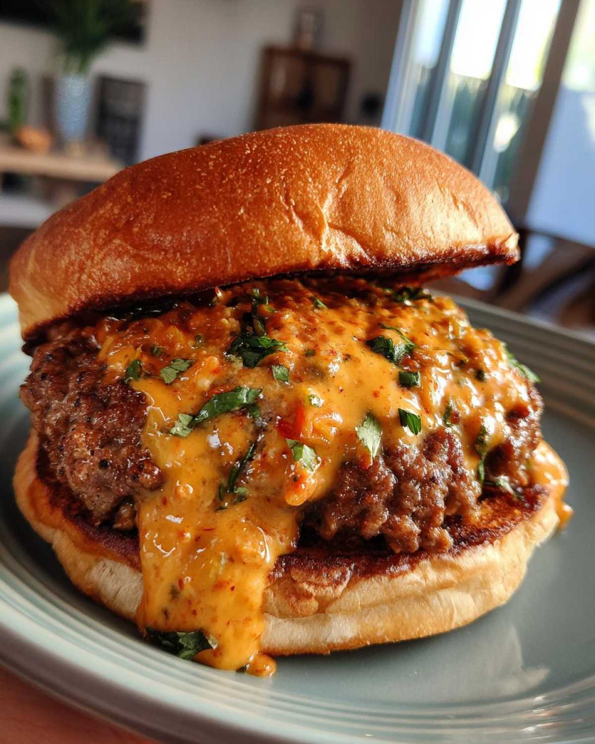 Spicy Queso Burgers - detail 2